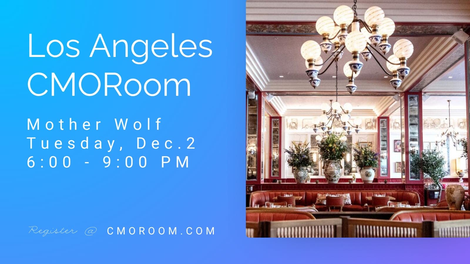 LOS ANGELES CMOROOM @ LOS ANGELES CMOROOM
