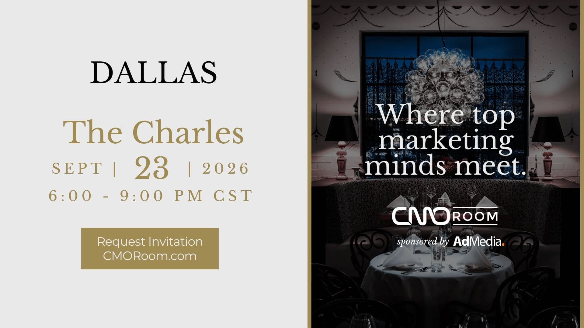 DALLAS CMOROOM @ DALLAS CMOROOM  @ THE CHARLES