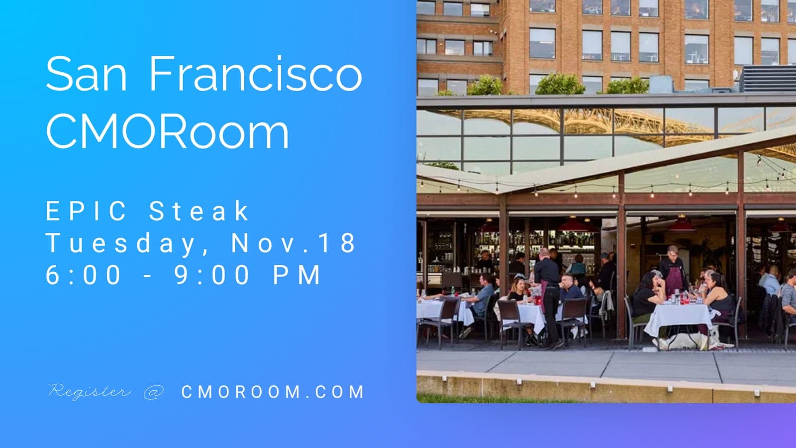 SAN FRANCISCO CMOROOM @ SAN FRANCISCO CMOROOM