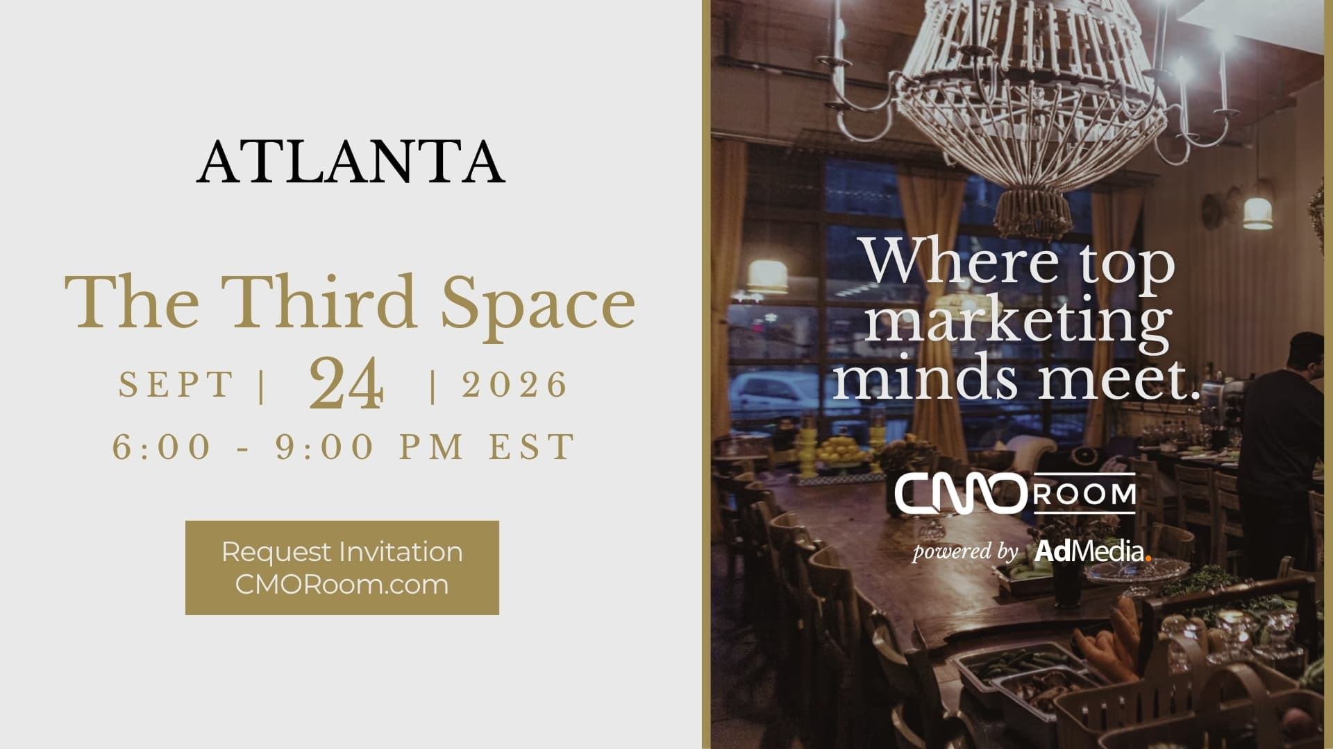 ATLANTA CMOROOM @ ATLANTA CMOROOM @ THE THIRD SPACE